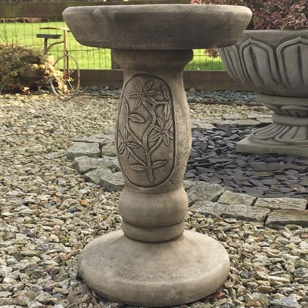 Borderstone Sunflower Bird Bath