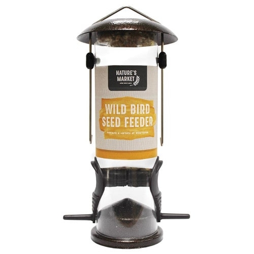 Nature's Market Hammertone Finish Bird Seed Feeder
